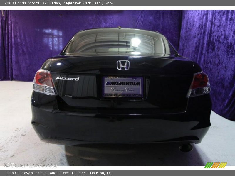 Nighthawk Black Pearl / Ivory 2008 Honda Accord EX-L Sedan