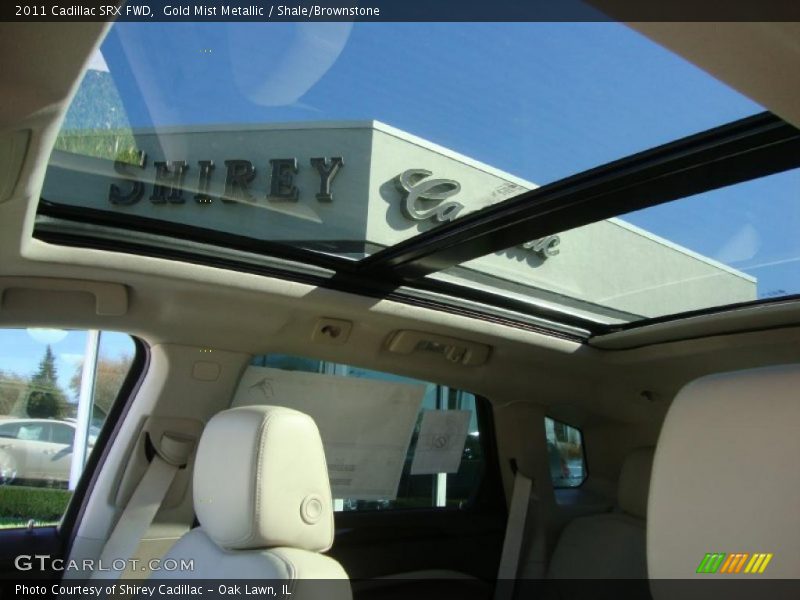 Gold Mist Metallic / Shale/Brownstone 2011 Cadillac SRX FWD