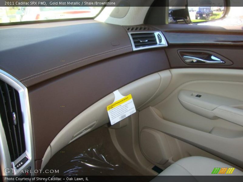 Gold Mist Metallic / Shale/Brownstone 2011 Cadillac SRX FWD