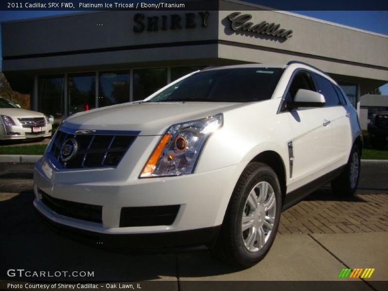 Platinum Ice Tricoat / Ebony/Titanium 2011 Cadillac SRX FWD