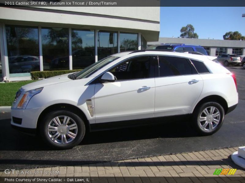 Platinum Ice Tricoat / Ebony/Titanium 2011 Cadillac SRX FWD