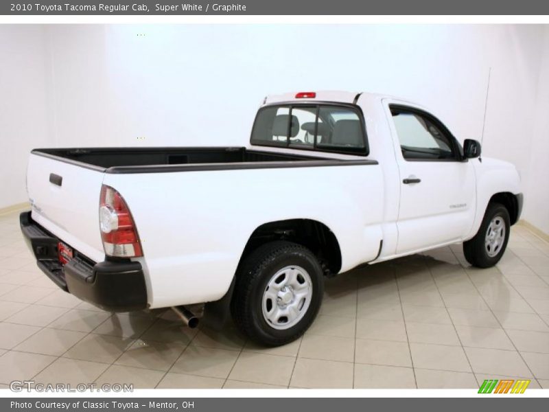 Super White / Graphite 2010 Toyota Tacoma Regular Cab