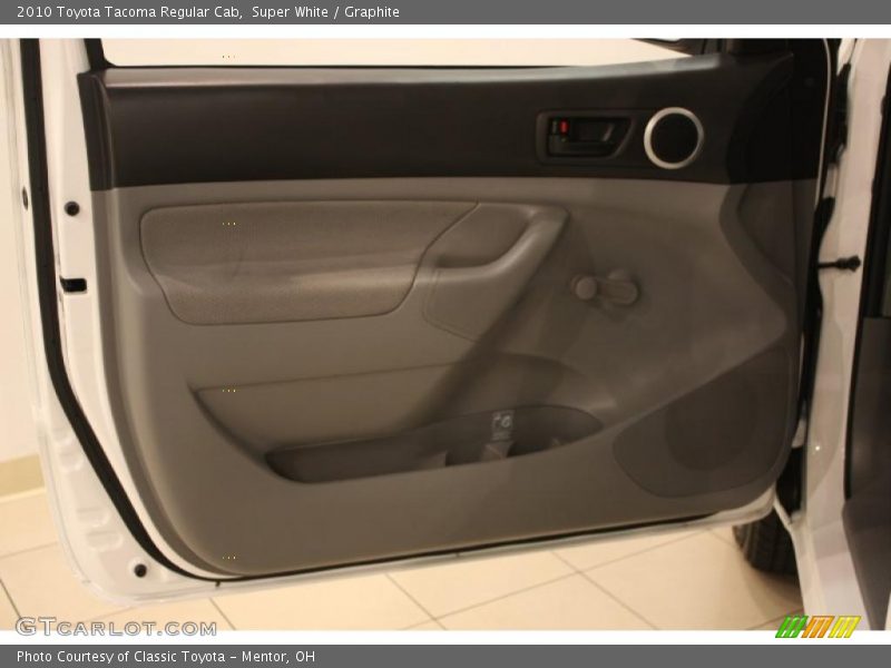 Super White / Graphite 2010 Toyota Tacoma Regular Cab
