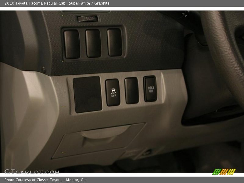 Super White / Graphite 2010 Toyota Tacoma Regular Cab
