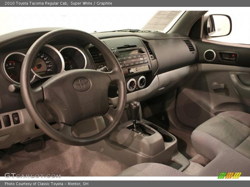  2010 Tacoma Regular Cab Graphite Interior