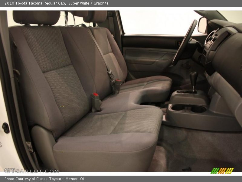 Super White / Graphite 2010 Toyota Tacoma Regular Cab