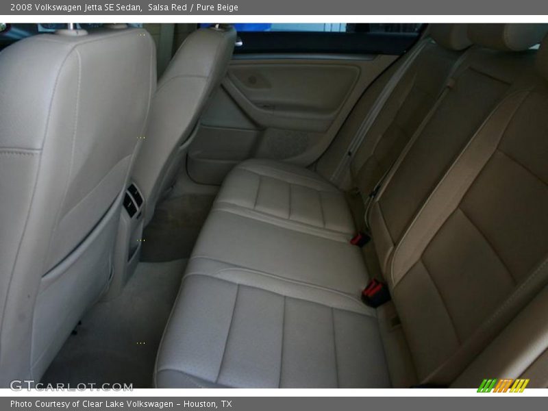 Salsa Red / Pure Beige 2008 Volkswagen Jetta SE Sedan