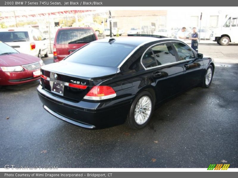 Jet Black / Black/Black 2003 BMW 7 Series 745Li Sedan