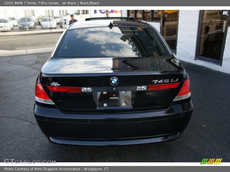 Jet Black / Black/Black 2003 BMW 7 Series 745Li Sedan