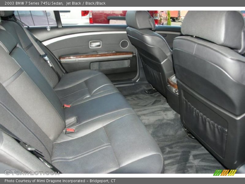 Jet Black / Black/Black 2003 BMW 7 Series 745Li Sedan