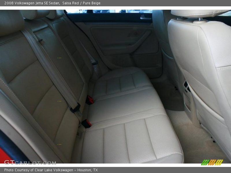 Salsa Red / Pure Beige 2008 Volkswagen Jetta SE Sedan