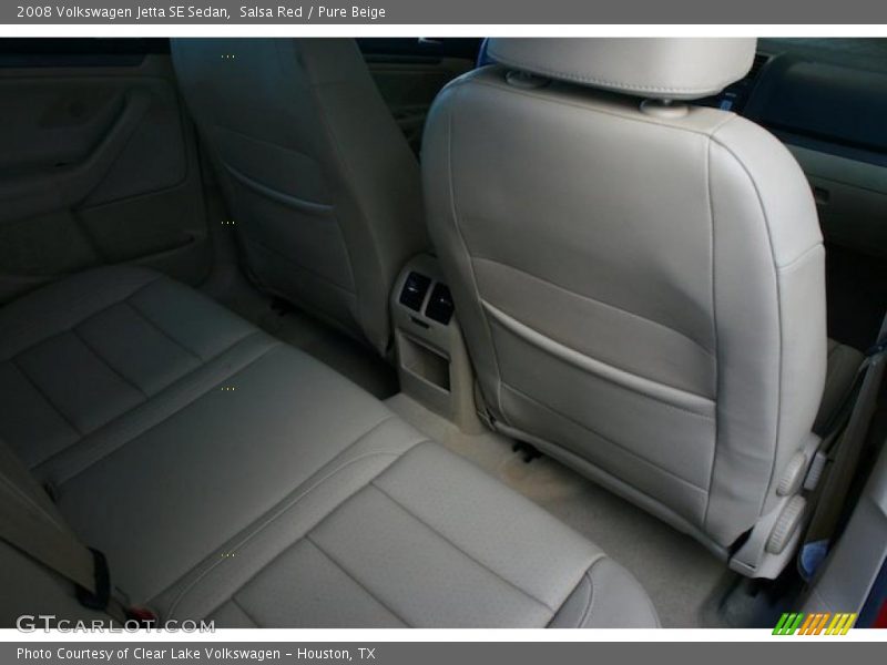 Salsa Red / Pure Beige 2008 Volkswagen Jetta SE Sedan