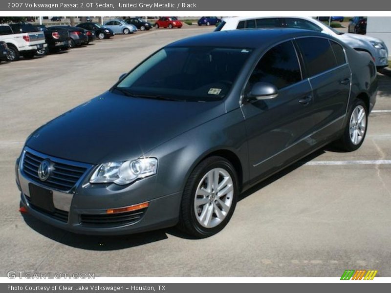 United Grey Metallic / Black 2007 Volkswagen Passat 2.0T Sedan