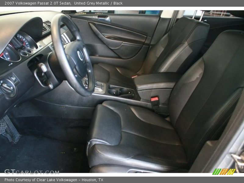 United Grey Metallic / Black 2007 Volkswagen Passat 2.0T Sedan
