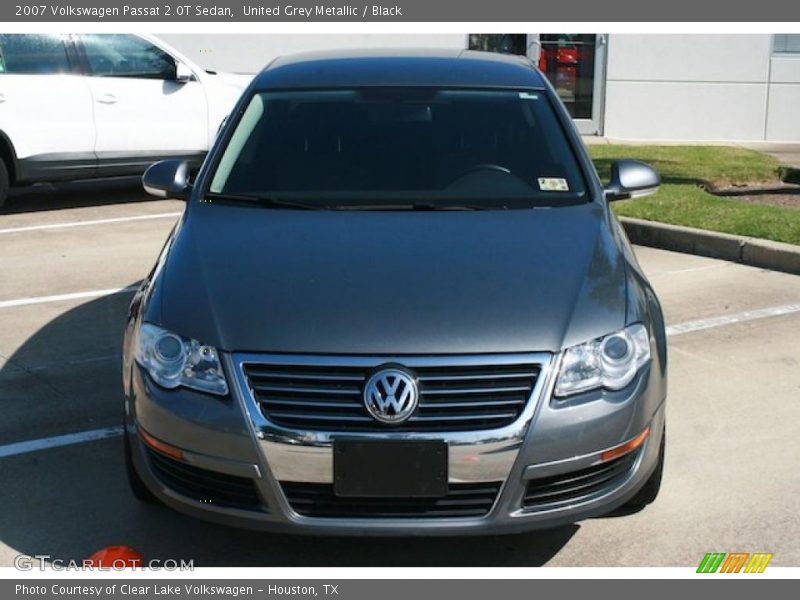 United Grey Metallic / Black 2007 Volkswagen Passat 2.0T Sedan