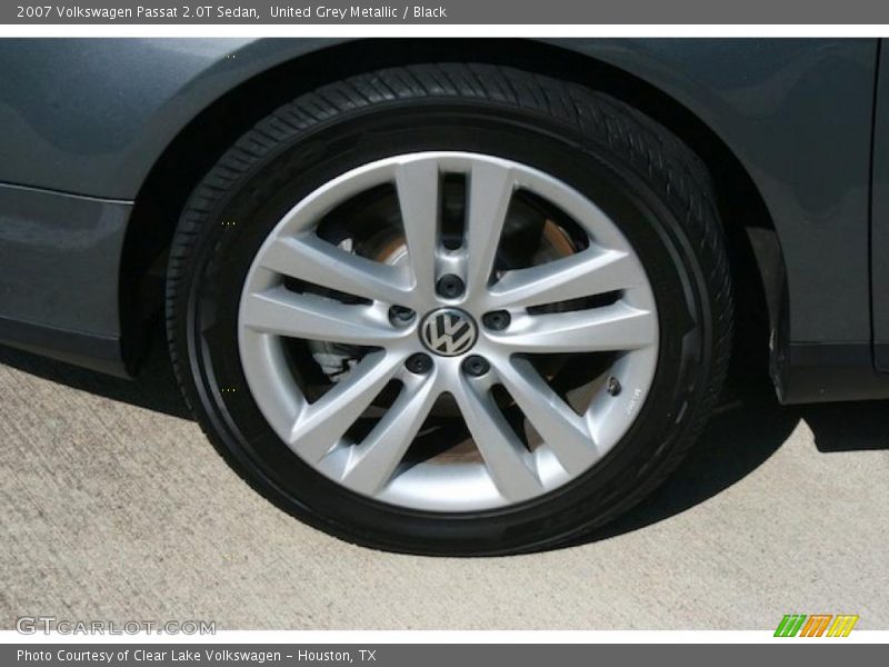 United Grey Metallic / Black 2007 Volkswagen Passat 2.0T Sedan
