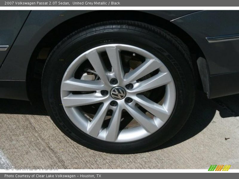 United Grey Metallic / Black 2007 Volkswagen Passat 2.0T Sedan