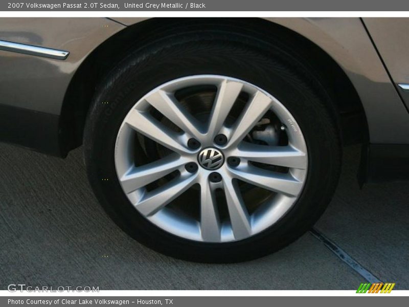 United Grey Metallic / Black 2007 Volkswagen Passat 2.0T Sedan