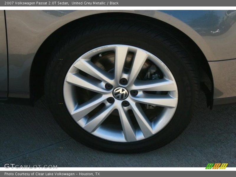 United Grey Metallic / Black 2007 Volkswagen Passat 2.0T Sedan