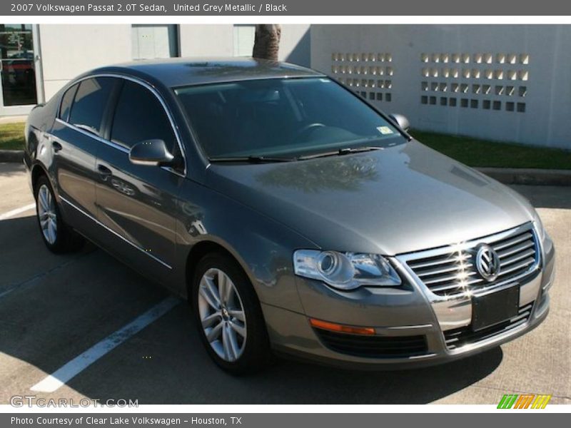 United Grey Metallic / Black 2007 Volkswagen Passat 2.0T Sedan
