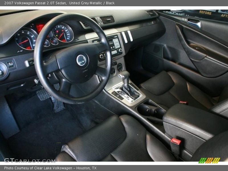 United Grey Metallic / Black 2007 Volkswagen Passat 2.0T Sedan