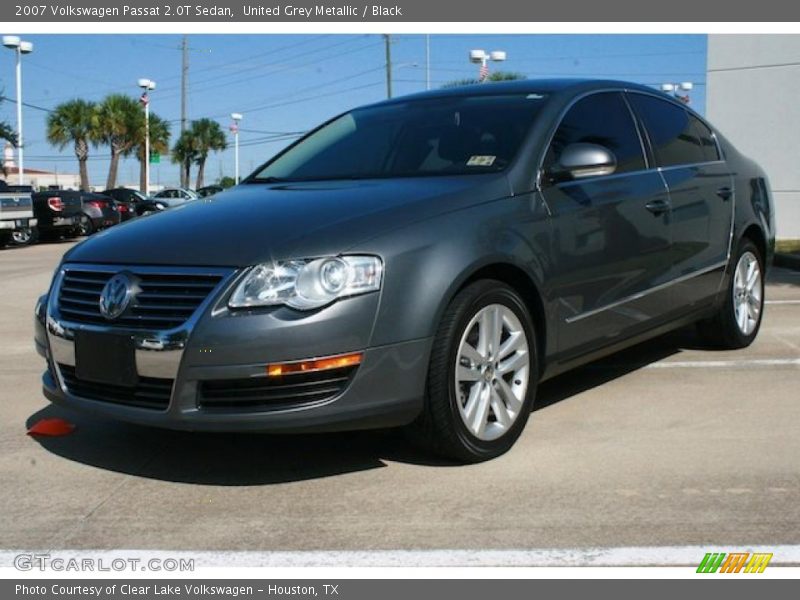 United Grey Metallic / Black 2007 Volkswagen Passat 2.0T Sedan