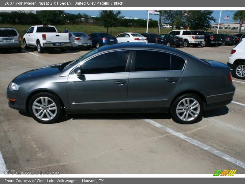 United Grey Metallic / Black 2007 Volkswagen Passat 2.0T Sedan