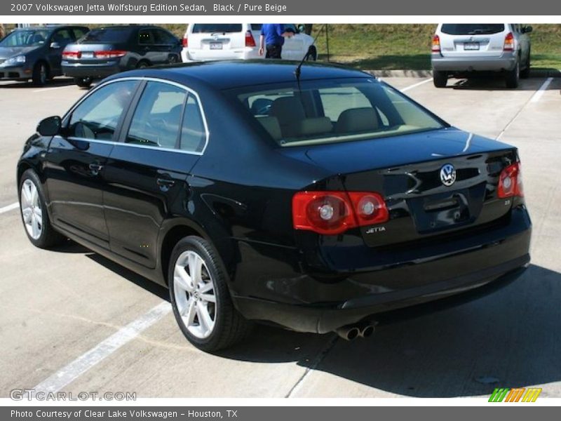 Black / Pure Beige 2007 Volkswagen Jetta Wolfsburg Edition Sedan