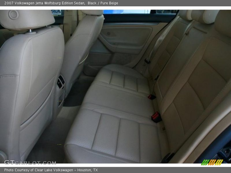 Black / Pure Beige 2007 Volkswagen Jetta Wolfsburg Edition Sedan