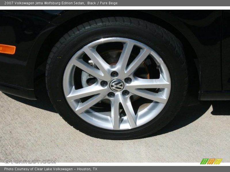 Black / Pure Beige 2007 Volkswagen Jetta Wolfsburg Edition Sedan