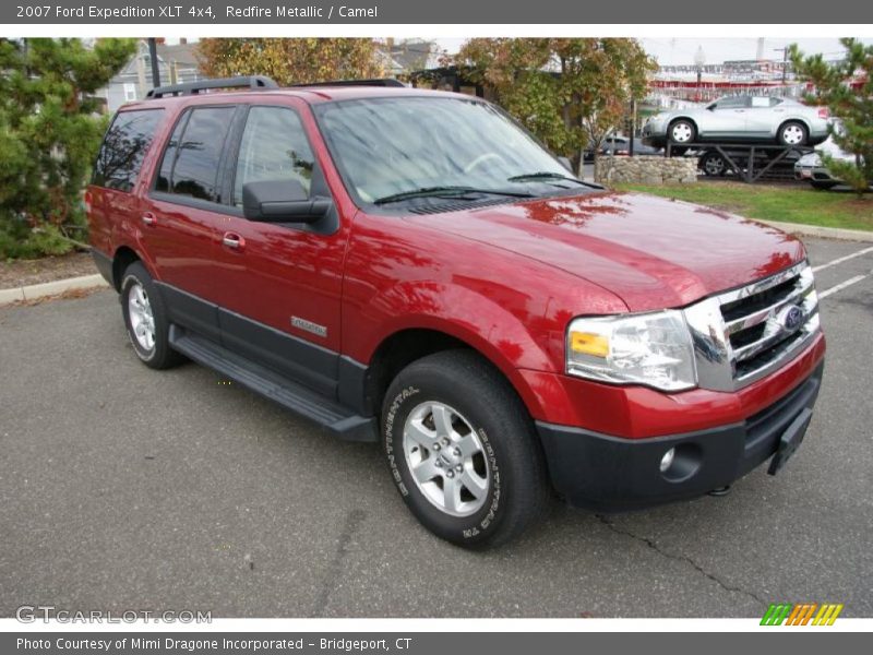 Redfire Metallic / Camel 2007 Ford Expedition XLT 4x4