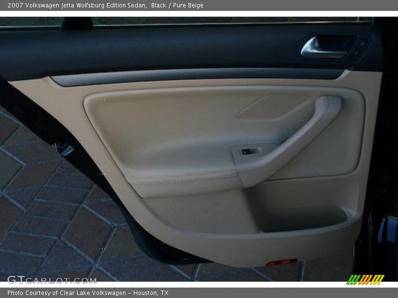 Black / Pure Beige 2007 Volkswagen Jetta Wolfsburg Edition Sedan