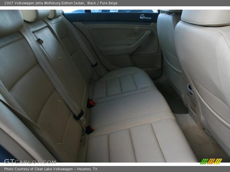 Black / Pure Beige 2007 Volkswagen Jetta Wolfsburg Edition Sedan