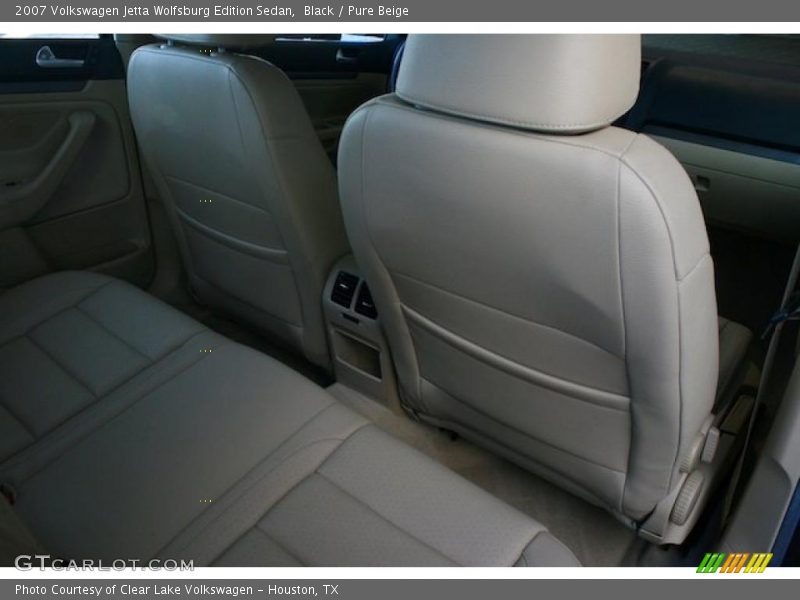 Black / Pure Beige 2007 Volkswagen Jetta Wolfsburg Edition Sedan