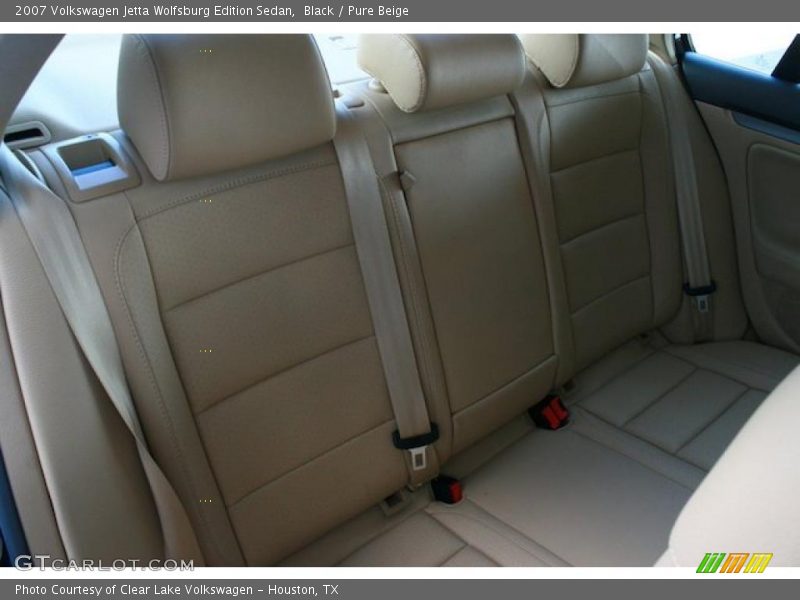 Black / Pure Beige 2007 Volkswagen Jetta Wolfsburg Edition Sedan