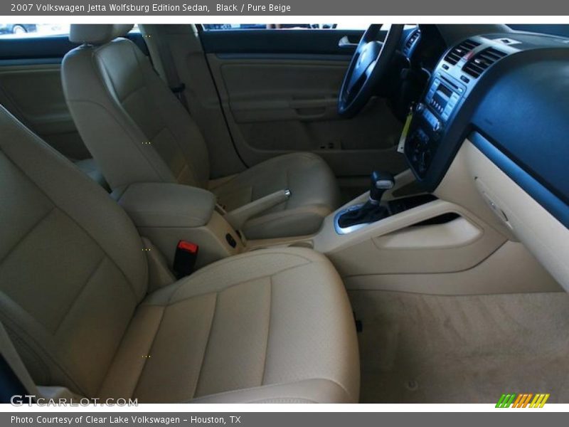 Black / Pure Beige 2007 Volkswagen Jetta Wolfsburg Edition Sedan
