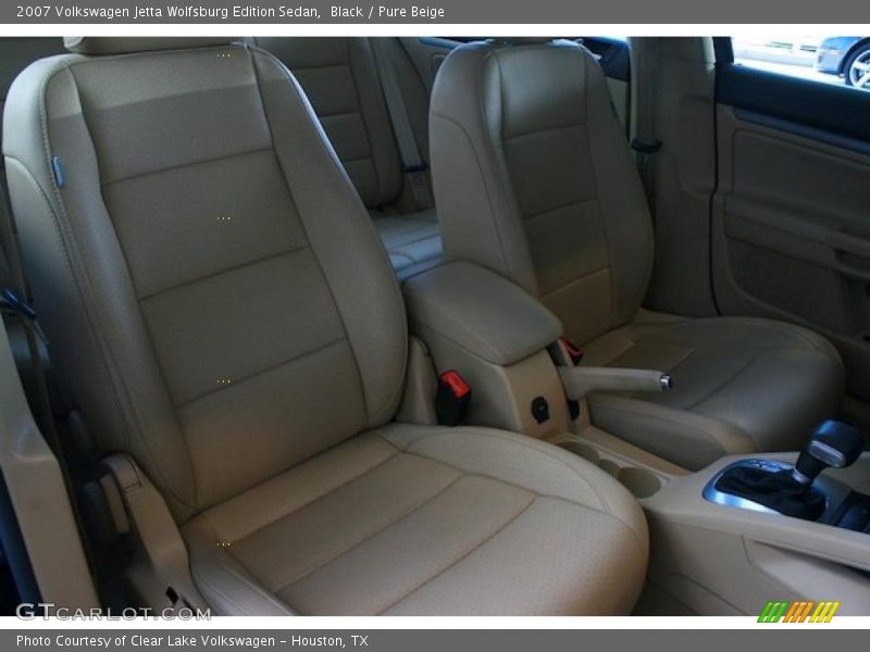 Black / Pure Beige 2007 Volkswagen Jetta Wolfsburg Edition Sedan