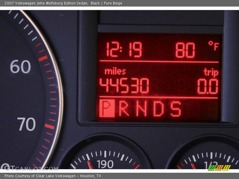 Black / Pure Beige 2007 Volkswagen Jetta Wolfsburg Edition Sedan