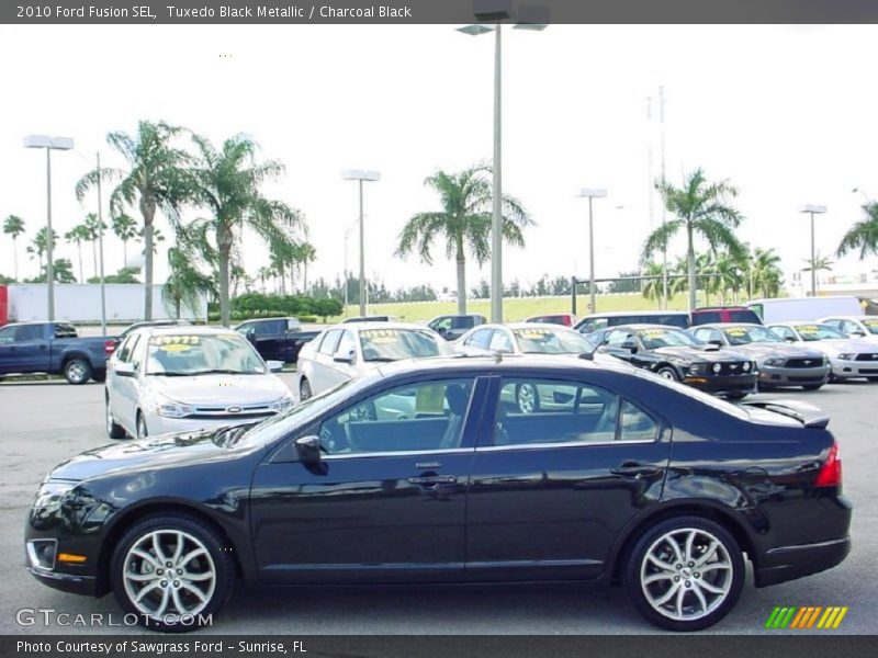 Tuxedo Black Metallic / Charcoal Black 2010 Ford Fusion SEL