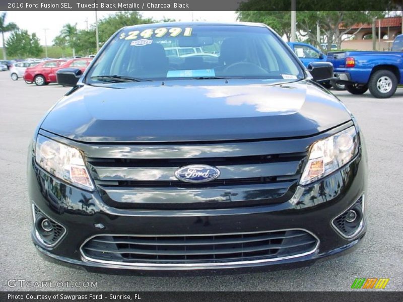 Tuxedo Black Metallic / Charcoal Black 2010 Ford Fusion SEL