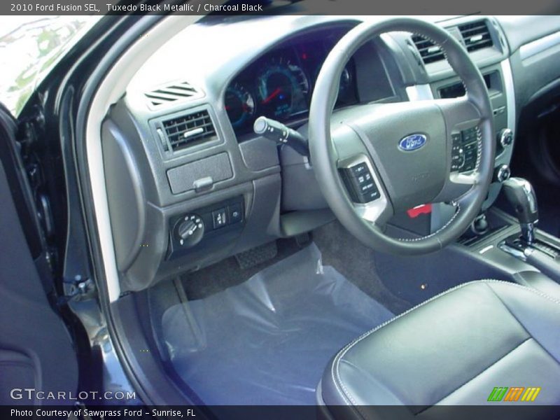Tuxedo Black Metallic / Charcoal Black 2010 Ford Fusion SEL