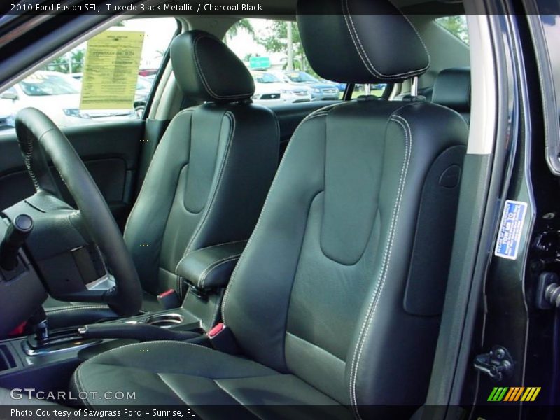 Tuxedo Black Metallic / Charcoal Black 2010 Ford Fusion SEL