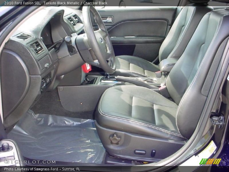 Tuxedo Black Metallic / Charcoal Black 2010 Ford Fusion SEL
