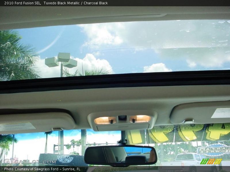 Tuxedo Black Metallic / Charcoal Black 2010 Ford Fusion SEL