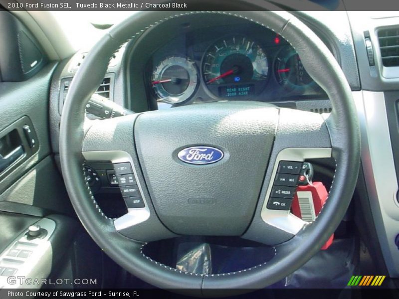 Tuxedo Black Metallic / Charcoal Black 2010 Ford Fusion SEL