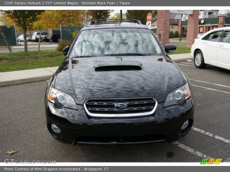 Obsidian Black Pearl / Taupe 2005 Subaru Outback 2.5XT Limited Wagon