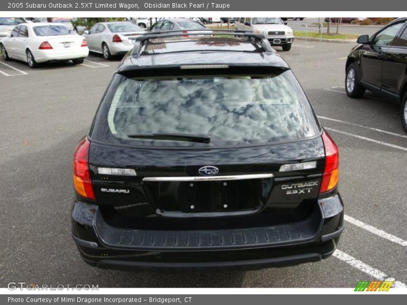 Obsidian Black Pearl / Taupe 2005 Subaru Outback 2.5XT Limited Wagon