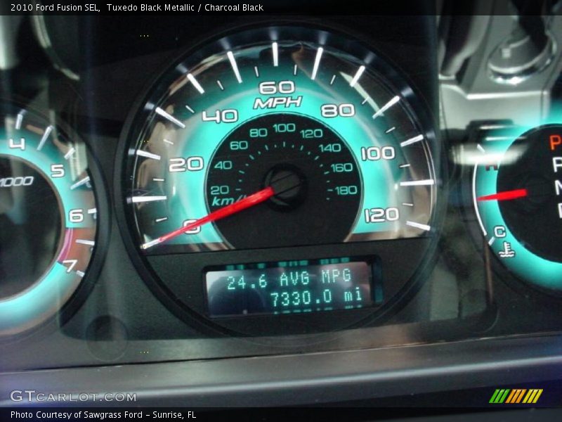 Tuxedo Black Metallic / Charcoal Black 2010 Ford Fusion SEL