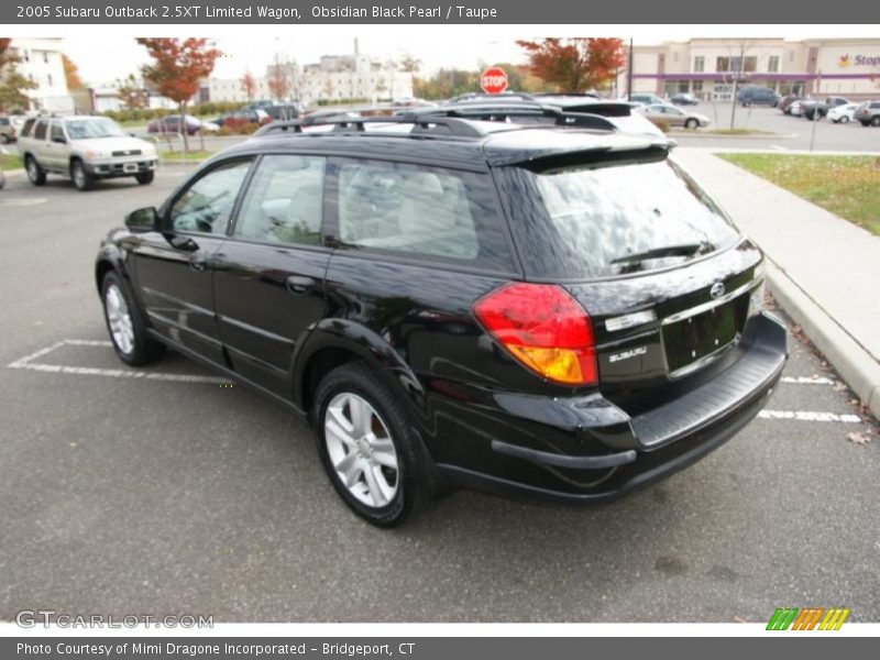 Obsidian Black Pearl / Taupe 2005 Subaru Outback 2.5XT Limited Wagon