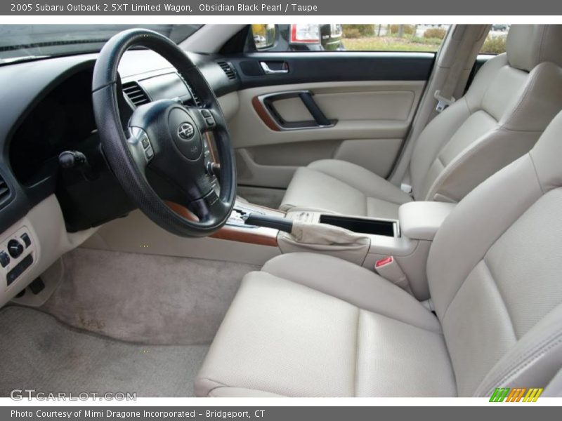 Taupe Interior - 2005 Outback 2.5XT Limited Wagon 